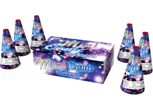 Mini conic fountains